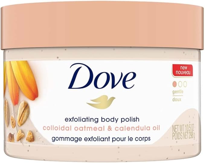 Dove Colloidal Oatmeal & Calendula Oil Gentle Exfoliating Body Polish - Image 2